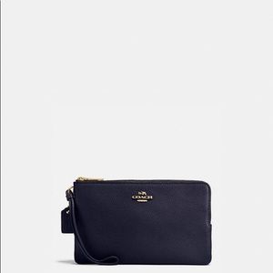Coach Double Zip Wallet - MIDNIGHT